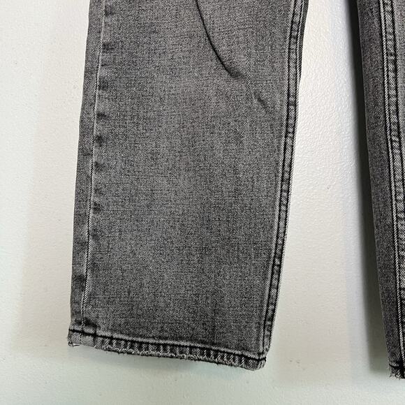 Abercrombie & Fitch Womens Ankle Straight Ultra High Rise Jeans Sz 27/4 Charcoal - Picture 2 of 9